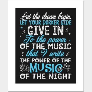 Music Of The Night Posters and Art